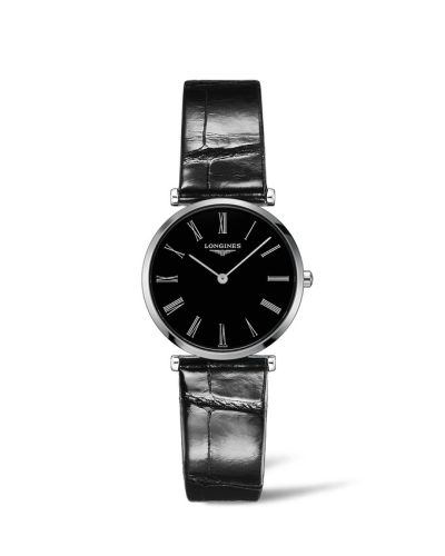Longines La Grande Classique Quartz 29 Paslanmaz Çelik / Siyah - Roman, referans L4.512.4.51.2