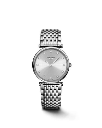 Longines La Grande Classique Quartz 29 Paslanmaz Çelik / Gri / Bilezik, referans L4.512.4.70.6