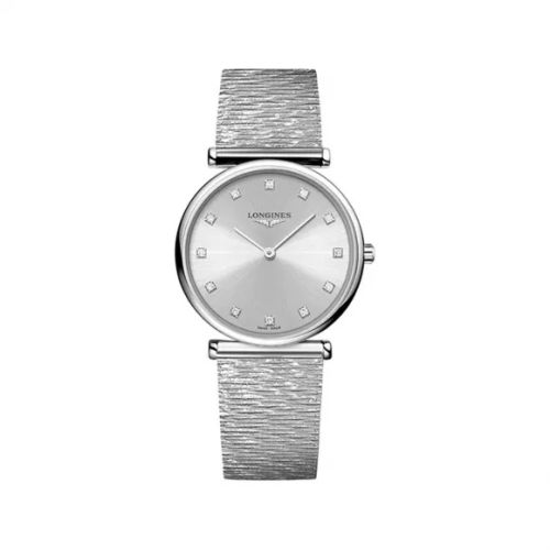 Longines La Grande Classique Quartz 29 Paslanmaz Çelik / Gri / Bilezik, referans L4.512.4.74.6