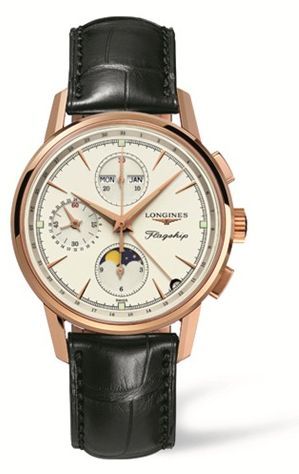Longines Flagship Héritage Chronograph Calendar 40mm, referans L4.792.8.77.2