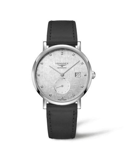 Longines Elegant Collection Small Second 39 Paslanmaz Çelik / Gümüş - Linen, referans L4.812.4.77.2