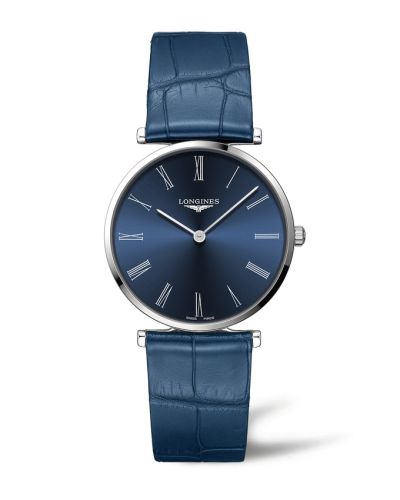Longines La Grande Classique 38 Stainless Steel / Blue - Roman 68mm, reference L4.866.4.94.2