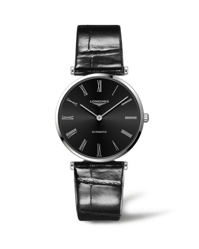 Longines La Grande Classique Automatic 36 Stainless Steel / Black - Roman, reference L4.908.4.51.2