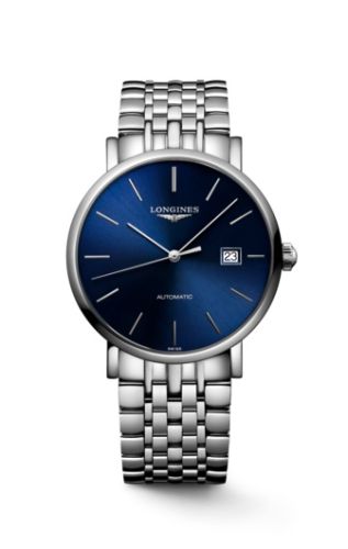 Longines Elegant Collection Automatic 39 Paslanmaz Çelik / Mavi / Bilezik, referans L4.910.4.92.6