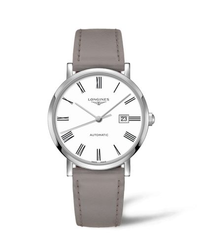 Longines Elegant Collection Automatic 41 Paslanmaz Çelik / Beyaz - Roman, referans L4.911.4.11.0
