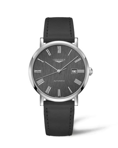Longines Elegant Collection Automatic 41 Paslanmaz Çelik / Anthracite - Roman, referans L4.911.4.71.2