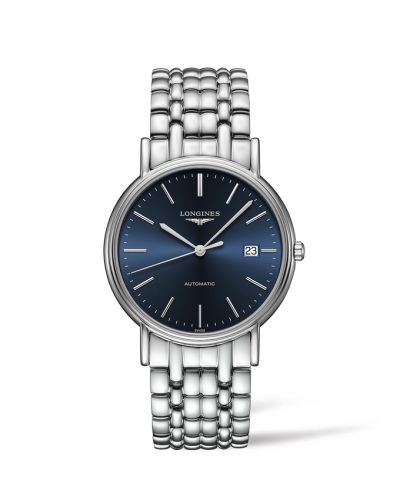 Longines Presence 38.5 Automatic Stainless Steel / Blue / Bracelet, reference L4.921.4.92.6
