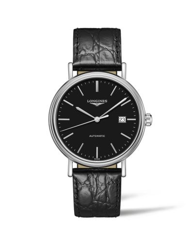 Longines Presence 40 Automatic Paslanmaz Çelik / Siyah, referans L4.922.4.52.2
