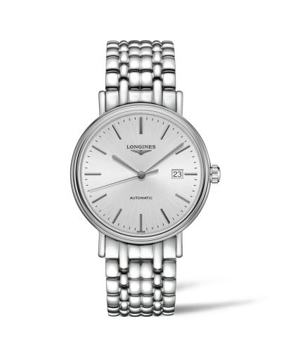 Longines Presence 40 Automatic Paslanmaz Çelik / Gümüş / Bilezik, referans L4.922.4.72.6