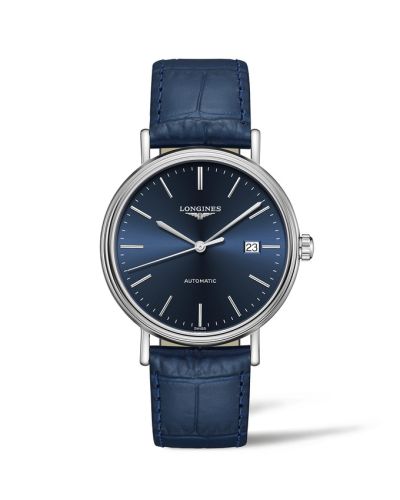Longines Presence 40 Automatic Paslanmaz Çelik / Mavi, referans L4.922.4.92.2