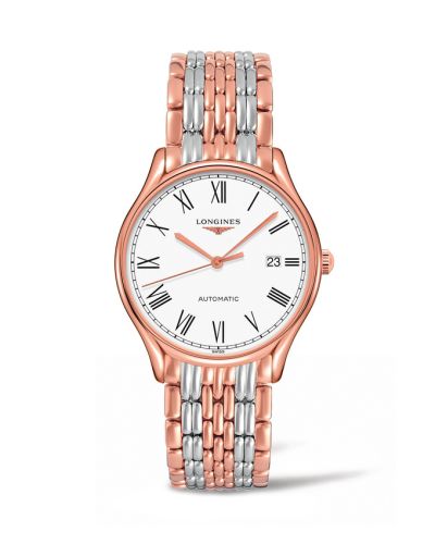 Longines Lyre 38.5 Automatic PVD Kırmızı / Beyaz - Roman / Bilezik, referans L4.960.1.11.7