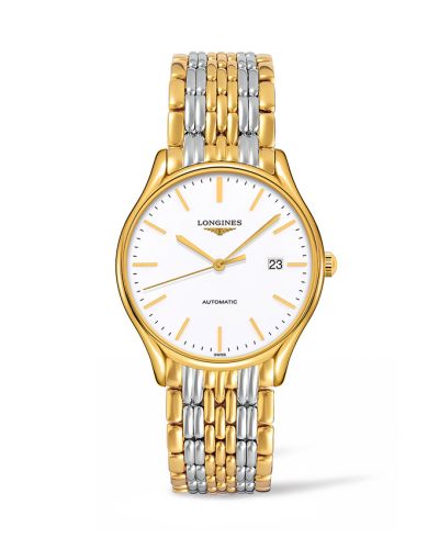 Longines Lyre 38.5 Automatic PVD Altın / Beyaz / Bilezik, referans L4.960.2.12.7