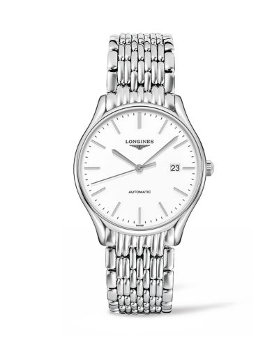 Longines Lyre 38.5 Automatic Paslanmaz Çelik / Beyaz / Bilezik, referans L4.960.4.12.6