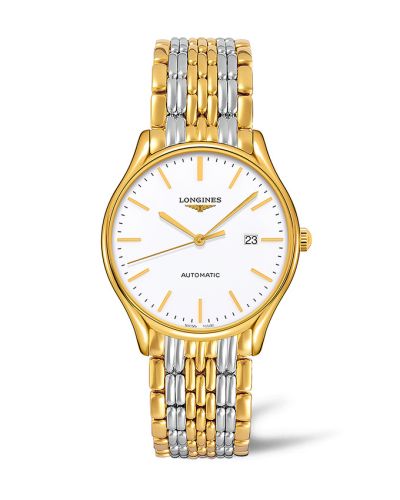 Longines Lyre 40 Automatic PVD Altın / Beyaz / Bilezik, referans L4.961.2.12.7