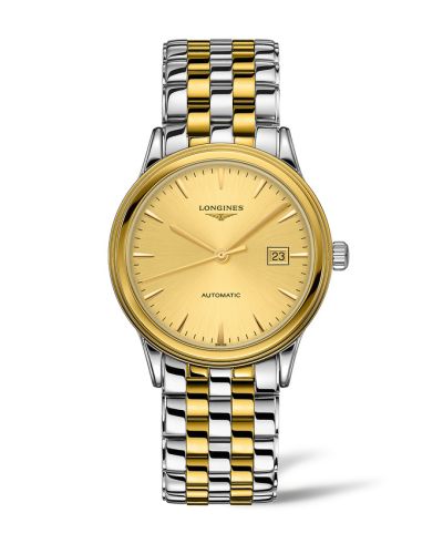 Longines Flagship 40 Paslanmaz Çelik - Sarı Altın / Gilt / Bilezik, referans L4.984.3.32.7