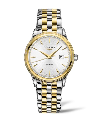Longines Flagship 40 Paslanmaz Çelik - Sarı Altın / Gümüş / Bilezik, referans L4.984.3.79.7