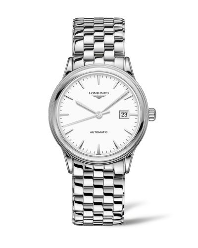 Longines Flagship 40 Paslanmaz Çelik / Beyaz / Bilezik, referans L4.984.4.12.6