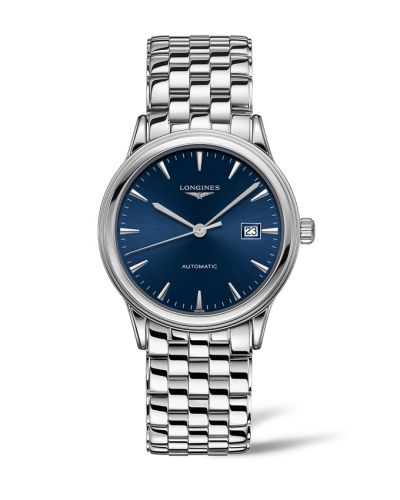 Longines Flagship 40 Paslanmaz Çelik / Mavi / Bilezik, referans L4.984.4.92.6