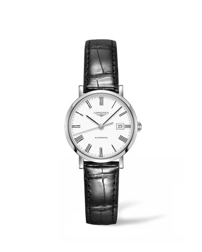 Longines Elegant Collection Automatic 29 Paslanmaz Çelik / Beyaz / Kayış, referans L4.310.4.11.2