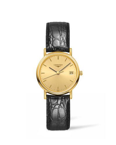 Longines Presence Quartz 30mm PVD Altın / Champagne, referans L4.320.2.32.2