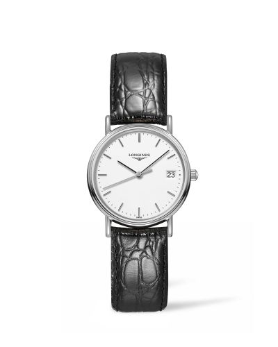 Longines Presence Quartz 30mm Paslanmaz Çelik / Beyaz, referans L4.320.4.12.2