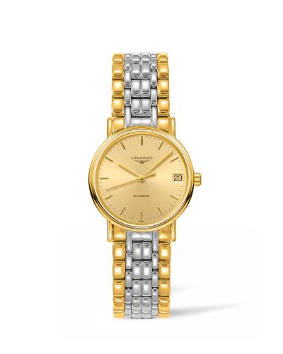 Longines Presence Automatic 30 PVD Altın / Champagne / Bilezik, referans L4.322.2.32.7