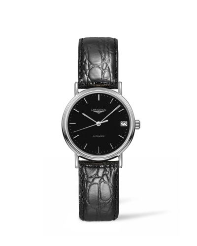 Longines Presence Automatic 30 Paslanmaz Çelik / Siyah, referans L4.322.4.52.2