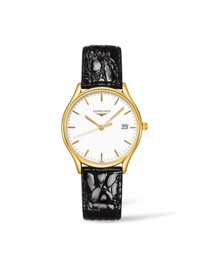 Lyre Quartz 32 Sarı Altın PVD / Beyaz / Kayış