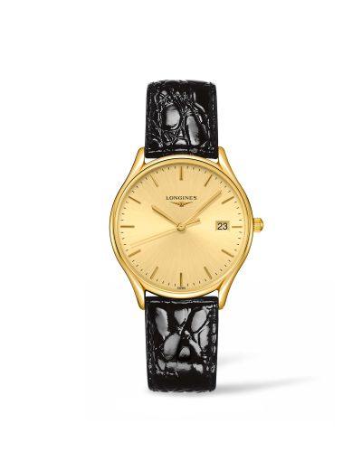Lyre Quartz 32 Sarı Altın PVD / Champagne / Kayış