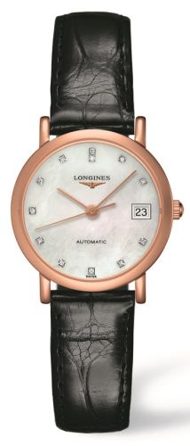 Longines Elegant Collection Automatic  27.2 Pembe Altın / MOP, referans L4.378.8.87.0