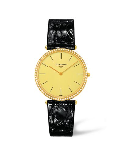 Longines La Grande Classique 33 Quartz Altın Elmas, referans L4.691.7.32.0