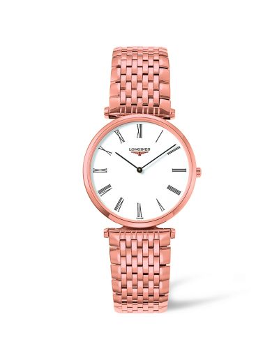 Longines La Grande Classique 33 Quartz Pembe, referans L4.709.1.11.8