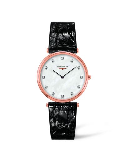 Longines La Grande Classique 33 Quartz Pembe, referans L4.709.1.87.2