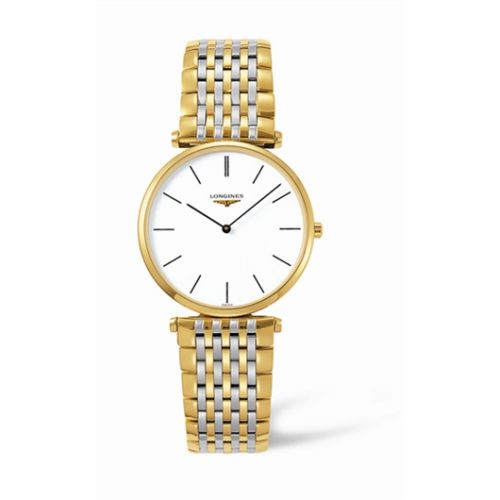 Longines La Grande Classique 33 Quartz Sarı, referans L4.709.2.12.7