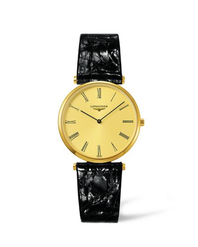 Longines La Grande Classique 33 Quartz Sarı, referans L4.709.2.31.2