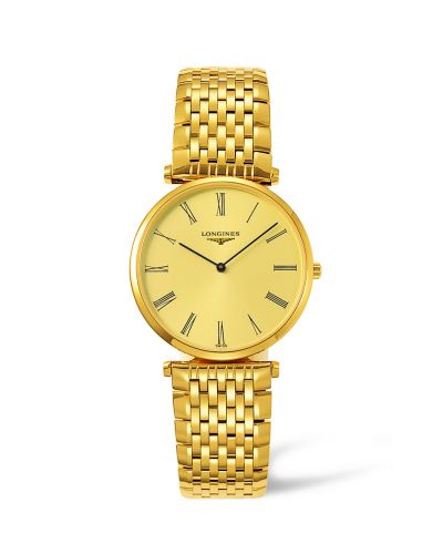 Longines La Grande Classique 33 Quartz Sarı, referans L4.709.2.31.8
