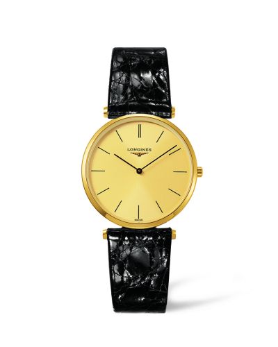 Longines La Grande Classique 33 Quartz Sarı, referans L4.709.2.32.2