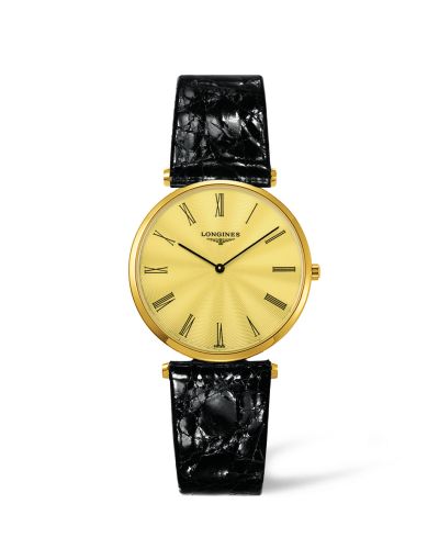 Longines La Grande Classique 33 Quartz Sarı, referans L4.709.2.41.2