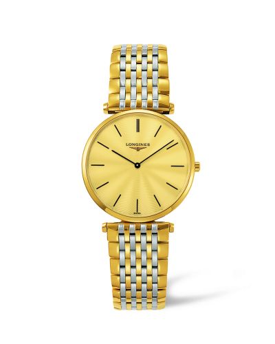 Longines La Grande Classique 33 Quartz Sarı, referans L4.709.2.42.7