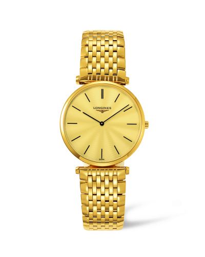 Longines La Grande Classique 33 Quartz Sarı, referans L4.709.2.42.8