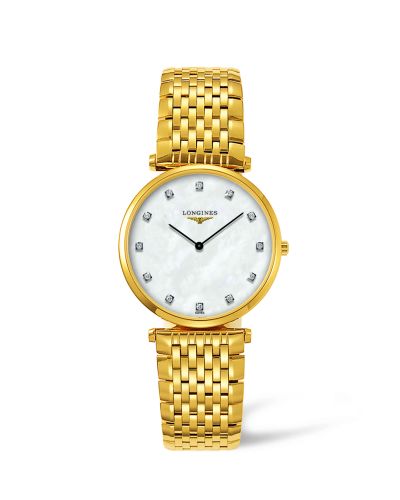 Longines La Grande Classique 33 Quartz Sarı, referans L4.709.2.87.8