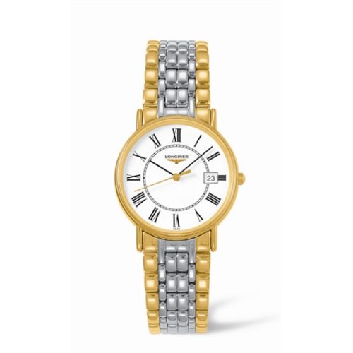 Longines Presence 33 Quartz Sarı Roman Bilezik, referans L4.720.2.11.7