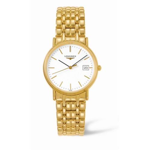 Longines Presence 33 Quartz Sarı, referans L4.720.2.12.8
