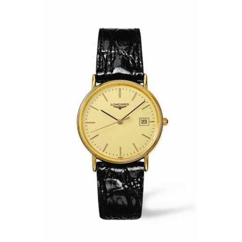 Longines Presence 33 Quartz Sarı Sarı, referans L4.720.2.32.2