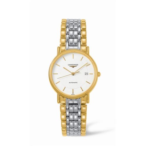 Longines Presence 34.5 Automatic Sarı Stick Bilezik Two Tone, referans L4.721.2.18.7