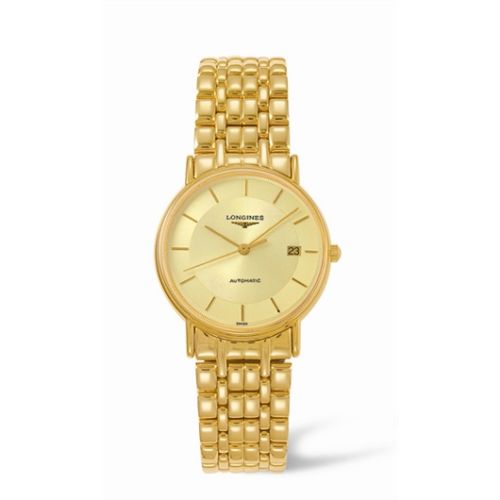 Longines Presence 34.5 Automatic Sarı Stick Sarı Bilezik, referans L4.721.2.42.8