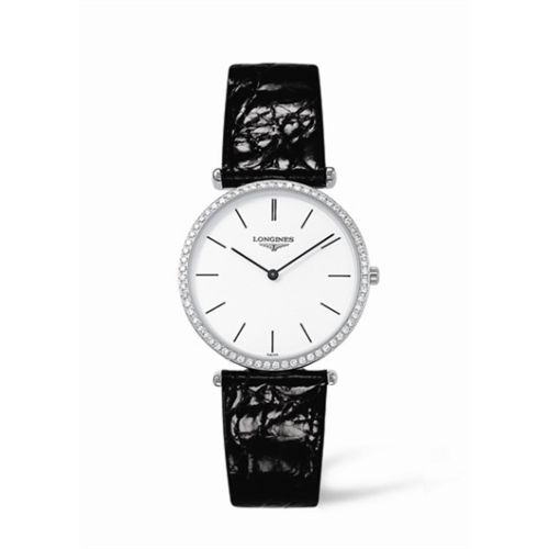 Longines La Grande Classique 33 Quartz Elmas Bezel, referans L4.741.0.12.2