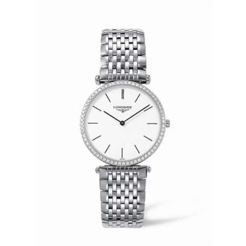 Longines La Grande Classique 33 Quartz Elmas Bezel Stick, referans L4.741.0.12.6