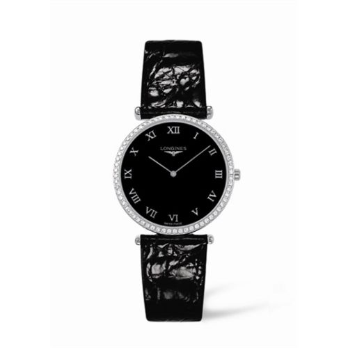 Longines La Grande Classique 33 Quartz Elmas Bezel, referans L4.741.0.51.2