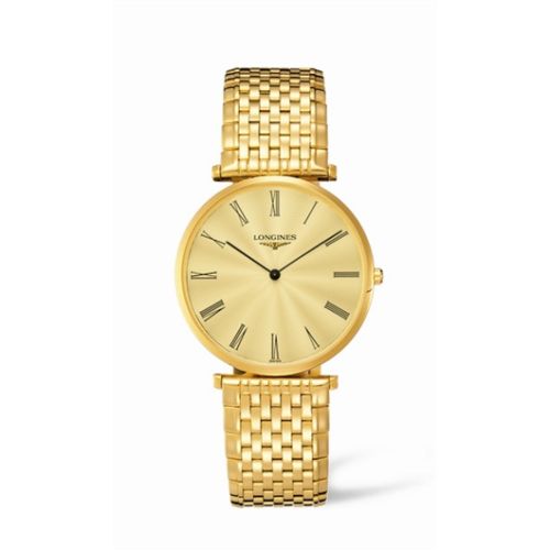 Longines La Grande Classique Quartz 37 Sarı, referans L4.766.2.41.8